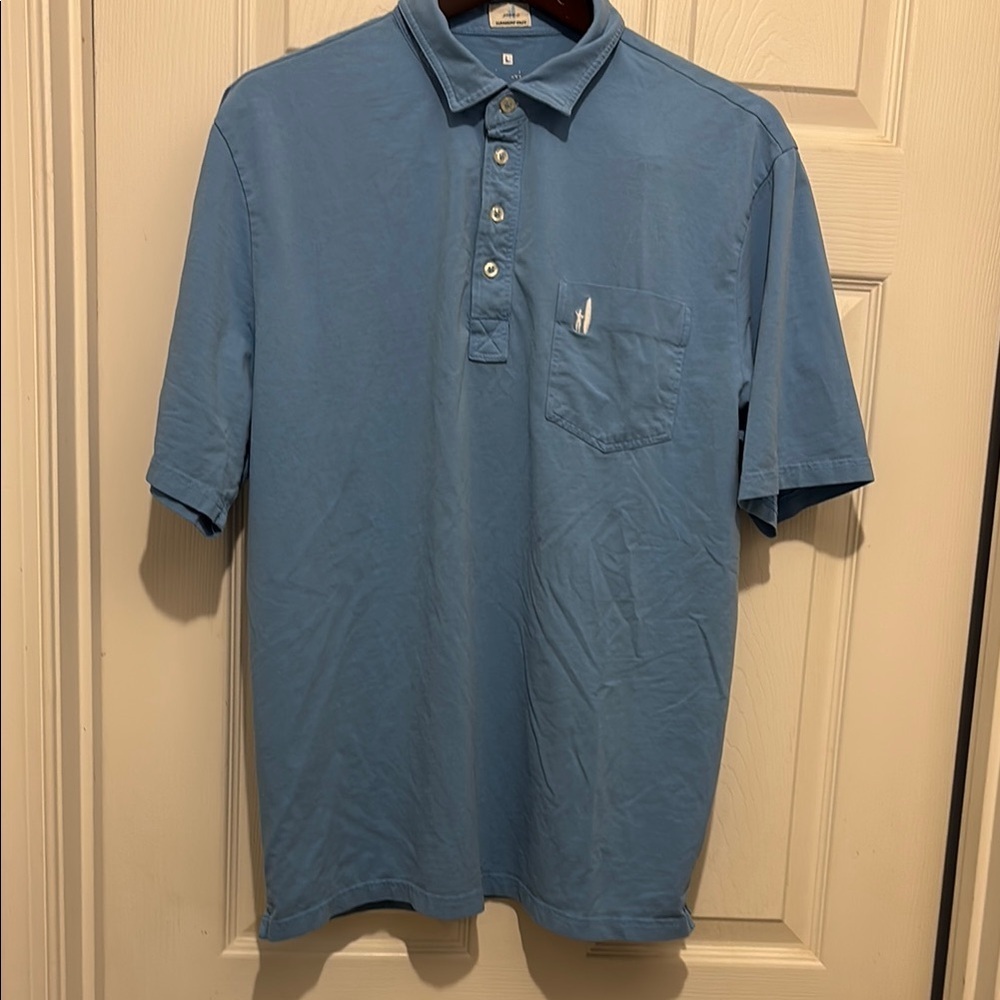 Johnnie-O Men's Blue Polo Shirt
